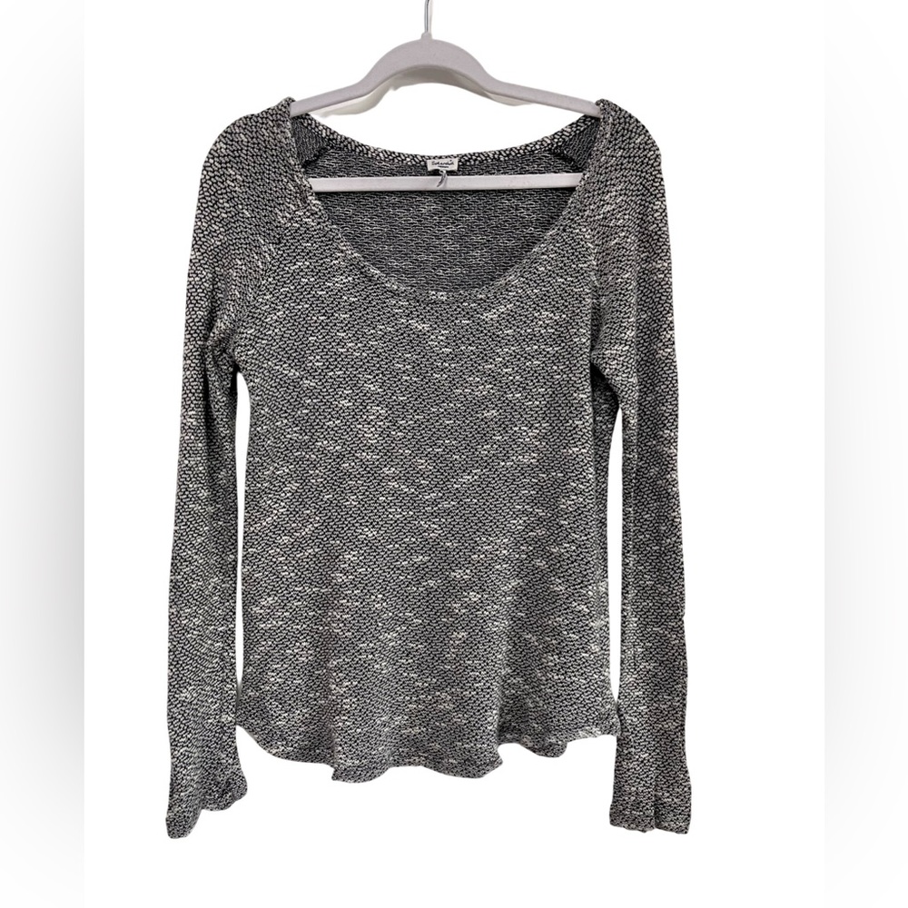Navy and white Splendid boatneck top M